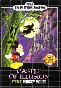 Castle of Illusion PAL Sega Mega Drive PAL box art